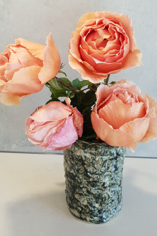 Textured Glazed Vase Medium size